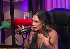 The redhead milf dominates in bdsm interview.