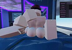 Getting Nailed Hard by a Wild Roblox Pornstar Sensation