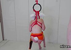 peculiar sweetie brought to butt hole asylum for extreme anal therapy.