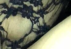 Fuck my girlfriend's ass plug in lingerie