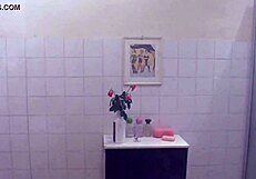 Sexy Shower Girl in Panic