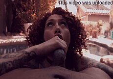 Olivia Gardens Intensely Fucks Monster Cock In Public Pool Garden