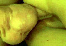 Rear view of cock pumping BBW pussy with cum