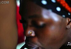 Hotel guest orders food but gets a massive big black cock instead