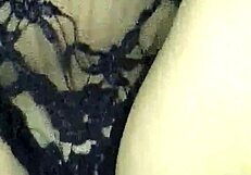My girlfriend has an anal sex with a plug in her ass