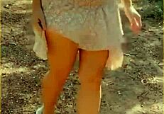 Wifey changes shirt, exposes tits outdoors