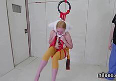 peculiar sweetie brought to butt hole asylum for extreme anal therapy.