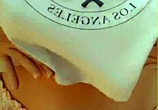 Wifey changes shirt, exposes tits outdoors