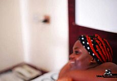 Hotel guest orders food but gets a massive big black cock instead