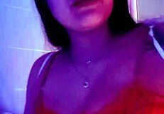 Little Angel Squirts With Dildo