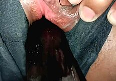 An old man seduces a young girl for intense anal play.