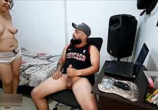 Min Svigermor Var Så Horny Hun Bad Meg Om Å Kneppe Henne, Ender Med Cum På Maga I Spansk Porn