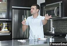 Stepsister lets her bro do whatever he wants with her
