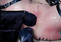 Fisting and Double Penetration Stretching My Needy Blonde Holes