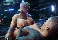 Massive tits involved in intense fucking session