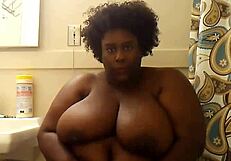 indiana woman goddess indulges in self-pleasure with her big tits and bbw body