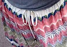 Lonely mature brunette rips clothes, strips seductively.