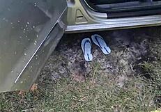 Leaked video exposes intense group fucking by friends in public place, with teens and latinas