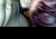 Girlfriend gives blowjob to friend