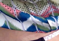 Lonely mature brunette rips clothes, strips seductively.