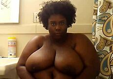 indiana woman goddess indulges in self-pleasure with her big tits and bbw body