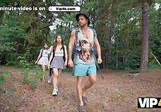 Damn! Horny Couples Lick Asses and Swap Fucks in Wild Woods!