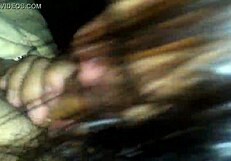 Married woman gives deep throat blowjob!