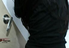 My stepsister choked on my dick as an unfaithful whore