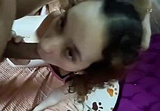 hey, i’m just teasing my hermanastra’s pussy with the tip of my cock - porno espanol