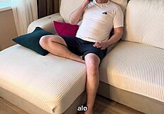 My Friend Paid Debt with Wife's Tiny Pussy and Deep Throat Skills