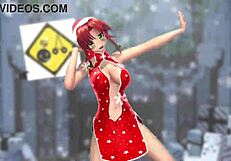 naked girl bounces tits and ass while dancing outdoors