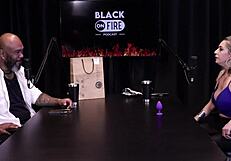 i'm stressed with this old guy dominating me, but showing my tits anyway - julia fontanelli