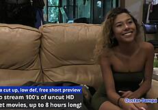 dr tampa gives kalani luana her yearly physical behind the scenes