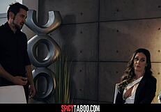 Hot Office Threesome Blowjob Doggystyle Rough Sex