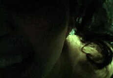 A girl makes a striptease to see the guy's dick getting harder