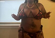 Hazelnutxxx Rocks Bikini and Lighter with Her Face Everywhere