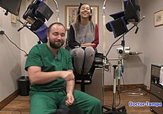 dr tampa gives kalani luana her yearly physical behind the scenes