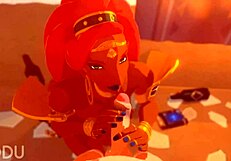 Urbosa Engages In Intense Sucking And Fucking With Detailed Oral And Penetration