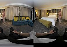 vr fun with big black cock inside petite 18+ rory knox in stockings