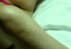 The guy's friend controls the vibrator in the wife's pussy - FB1