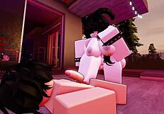 Little Slut Begs for Merciless Fucking on Roblox