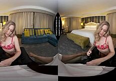 vr fun with big black cock inside petite 18+ rory knox in stockings