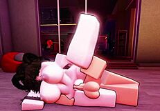 小骚货在Roblox上求无情操