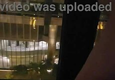 Masturbating In Public In Front Of Hotel Window