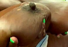 narrating nessa's huge ebony tits bouncing wildly