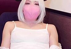 is this cute ladyboy masturbating live for you?