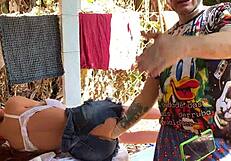 exploring hidden desires with my stepdaughter and her sex toy