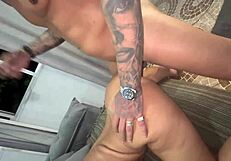 Latina teen challenged in threesome with wife