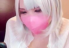 is this cute ladyboy masturbating live for you?