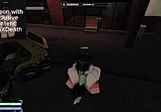 Found this precious girl and had fun in roblox criminality condo